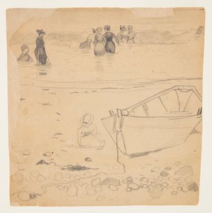 Kvinder surf badning af Winslow Homer