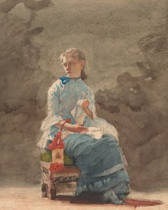 Ung kvinde syning, 1876. af Winslow Homer