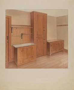 Indbyggede møbler, 1937.