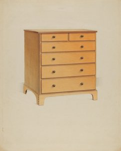 Shaker kommode, 1937.