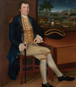 Kaptajn Samuel Chandler, ca. 1780 (olie på lærred) af Winthrop Chandler
