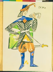Figur af siden fra folkedramaet 