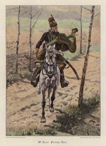 Polsk Hussar (farve litho)