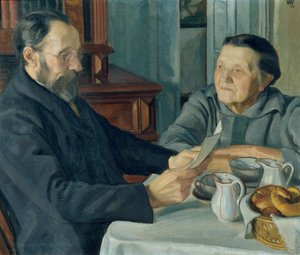 kunstnerens forældre af Wojciech Stanislaw Weiss