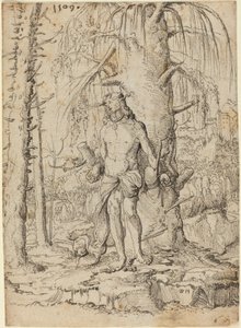 Sankt Sebastian af Wolf Huber