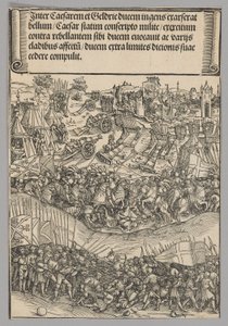 Krigen med Guelders, planche 5 fra Historiske scener fra kejser Maximilian I