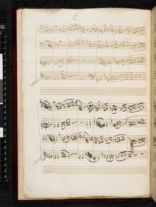 Adagio og fuga i c-mol, K. 546, Add. 28996, f.5v af Wolfgang Amadeus Mozart