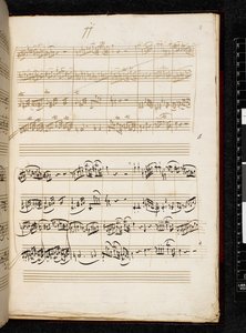 Adagio og fuga i c-mol, K. 546, Add. 28996, f.8r af Wolfgang Amadeus Mozart