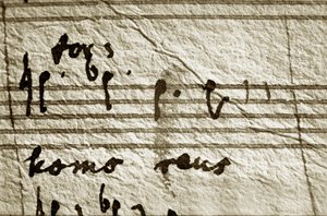 "Arbejdspartitur" af Wolfgang Amadeus Mozarts requiem (musikpartitur) af Wolfgang Amadeus Mozart
