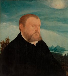 Portræt af en mand af Wolfgang Huber