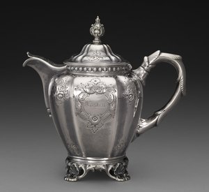 Flødekande, ca. 1848 (sølv) af Wood and Hughes