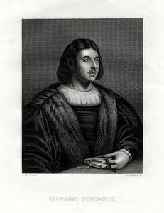 Giovanni Boccaccio, italiensk forfatter og digter, 1800-tallet. af Woodman