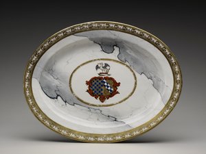 Plade af Worcester Porcelain Manufactory