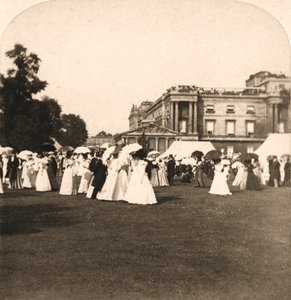 Garden Party, Buckingham Palace, London, England, 1900.