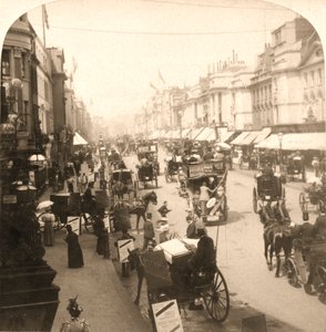 Regent Street, London, 1896. af Works and Sun Sculpture Studios