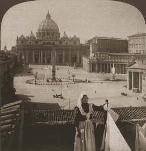 St. Peters og Vatikanet, 1905. af Works and Sun Sculpture Studios