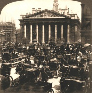 The Royal Exchange, London, 1896. af Works and Sun Sculpture Studios