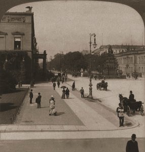 Unter den Linden, Berlin, 1903. af Works and Sun Sculpture Studios