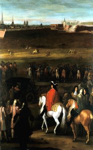 The Great Battles of Louis XIV: Reduction of the Citadel of Cambrai, 1677. af Workshop of Adam Frans van der Meulen