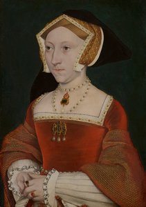 Hollandsk: Portræt af Jane Seymour (1509-1537) Portræt af Jane Seymour (1509-1537) af Workshop of Hans Holbein the Younger
