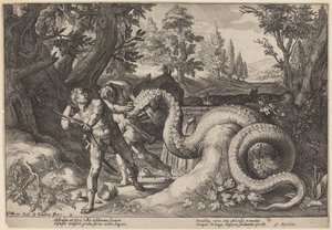 Dragen fortærer Cadmus