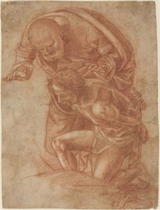 Isaks ofring af Workshop of Luca Signorelli
