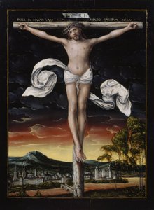 Kristus på korset af workshop of Lucas Cranach the Elder