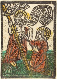 Kristus viser sig for Thomas af Workshop of Master of the Aachen Madonna