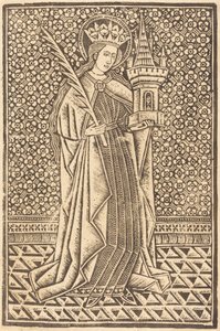 Sankt Barbara af Workshop of Master of the Cologne Arms
