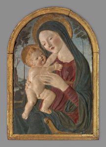 Madonna og barn af Workshop of Neroccio de