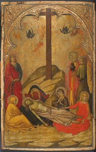 Klagesangen over den døde Kristus, 1370-88. af Workshop of Niccolò di Buonaccorso