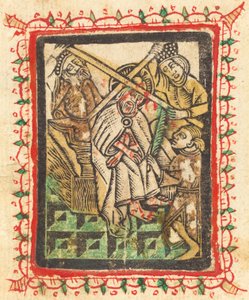 Kristus kronet med torne, 14701480. af Workshop of the Master of the