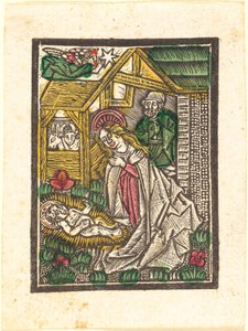 Fødselen, ca. 1480. af Workshop of the Master of the