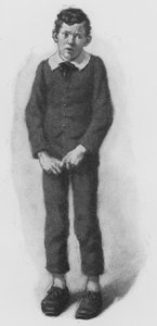 En rædselsfuld sceneskræk greb ham (litho)