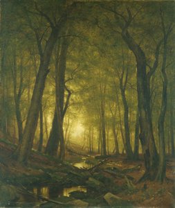 Aften i skoven, 1876.