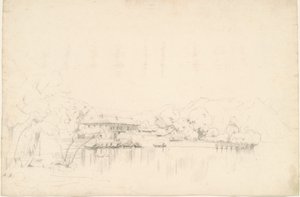 Søhuse af Worthington Whittredge