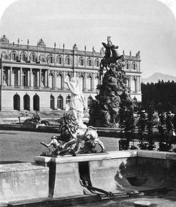 Herrenchiemsee-paladset, Bayern, Tyskland, omkring 1900-tallet. af Wurthle and Sons