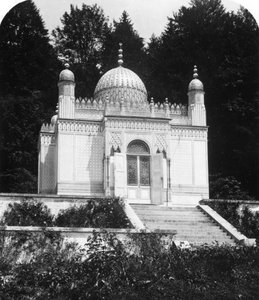 Den mauriske kiosk ved Linderhof Palace, Bayern, Tyskland, omkring 1900-tallet.