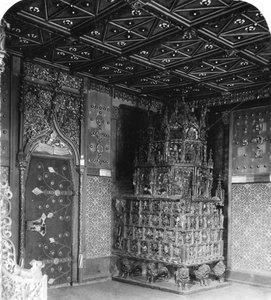 Ovnen i Princes Chamber, Festung Hohensalzburg, Salzburg, Østrig, ca. 1900-tallet. af Wurthle and Sons