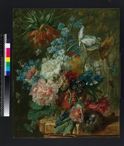 Vase med blomster, før 1831
