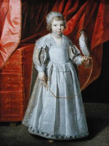 Young Boy and Falcon (olie på lærred) af Wybrand Simonsz. de (circle of) Geest