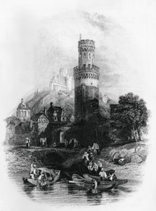 Illustration til spedalsk fra Aosta, roman af Xavier De Maistre (1763-1852), gravering af Xavier de Maistre