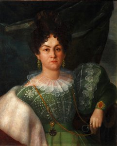 Portræt af Anna Borisovna Bakunina 1802-1835, 1832