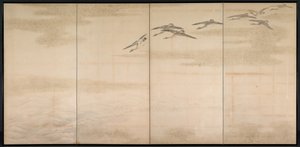 Gæs, rør og vand, 1800-tallet.
