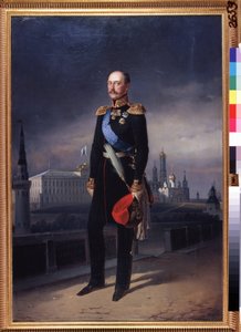Portræt af kejser Nicholas I af Yegor (d.1891) Bottman