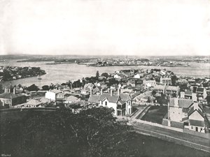 Udsigt fra North Shore, Sydney, Australien, 1895.