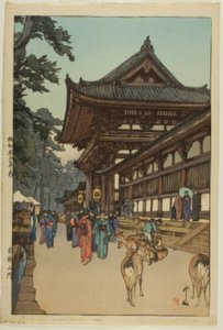 Daibutsu tempelport af Yoshida Hiroshi