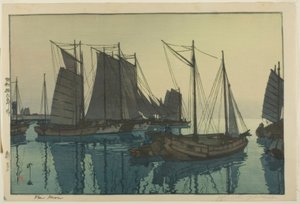 Ny måne af Yoshida Hiroshi