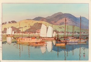 Venter på tidevandet af Yoshida Hiroshi