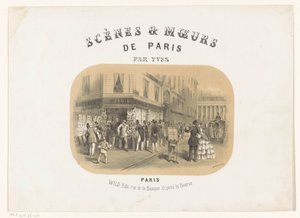 Eksteriør af forlaget Wild in Paris Scenes & moeurs de Paris (serietitel på objekt) af Yves